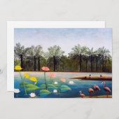 アンリルーソー – ザフラミンゴ 招待状 (正面/裏面)