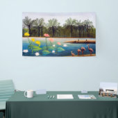 アンリルーソー – ザフラミンゴ 横断幕 (トレードショー)