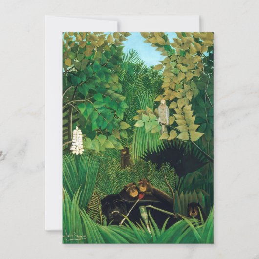 アンリルーソー – ザメリーイェスターズ サンキューカード (正面)