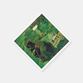 アンリルーソー – ザメリーイェスターズ スタンダードカクテルナプキン (角)