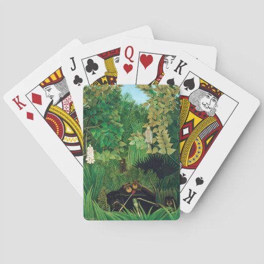 アンリルーソー – ザメリーイェスターズ トランプ (裏面)