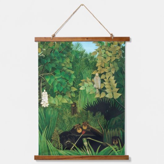 アンリルーソー – ザメリーイェスターズ 吊り下げ型タペストリー (正面)