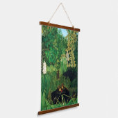 アンリルーソー – ザメリーイェスターズ 吊り下げ型タペストリー (傾斜あり)