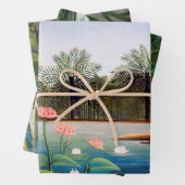 アンリルーソー – ジャングル最高傑作選択 ラッピングペーパーシート (インサイチュ)