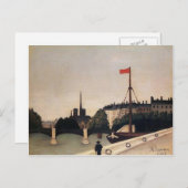 アンリルーソー – ノートルダムビューオブイルサンルイ ポストカード (正面/裏面)