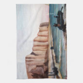 アンリルーソー – 崖 キッチンタオル (縦)