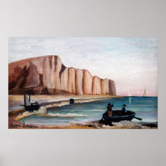 アンリルーソー – 崖 ポスター (正面)