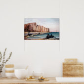 アンリルーソー – 崖 ポスター (キッチン)