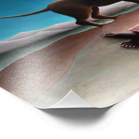 アンリローソウザスリーピングジプシーヴィンテージ フォトプリント (角)