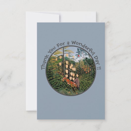 アンリローソウタイガー&ブルパーティーアイテムコレクション サンキューカード (正面)