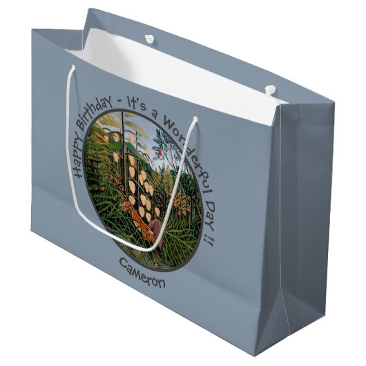 アンリローソウタイガー&ブルパーティーアイテムコレクション ラージペーパーバッグ (正面アングル)