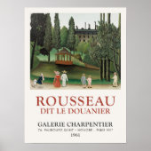 アンリローソウビューオブモンソリスパークキオスク絵を描 ポスター (正面)