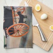 アンリローソー – ラカリオルドゥペルジュニア キッチンタオル (四つ折り)