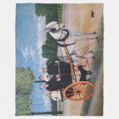 アンリローソー – ラカリオルドゥペルジュニア フリースブランケット (正面)