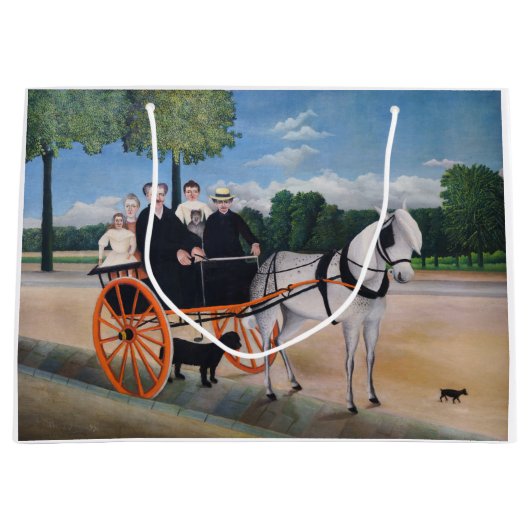 アンリローソー – ラカリオルドゥペルジュニア ラージペーパーバッグ (正面)