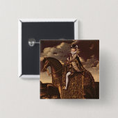 アンリーの乗馬のポートレートIV 缶バッジ (正面&裏面)