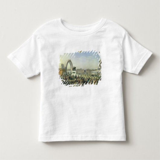 アンリーの再建の彫像PontのIV トドラーTシャツ (正面)