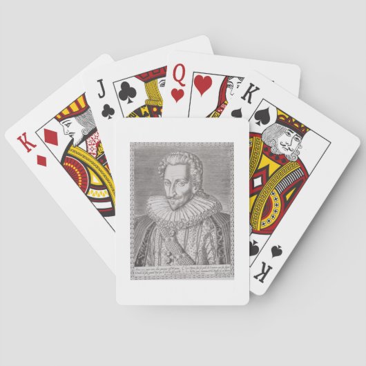 アンリーナバール1589年の王としてIV (1553-1610年) (英語 トランプ (裏面)