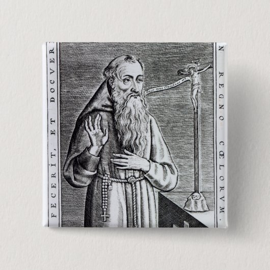 アンリー、父のお告げの祈りとして知られているDuc de Joyeuse 缶バッジ (正面)