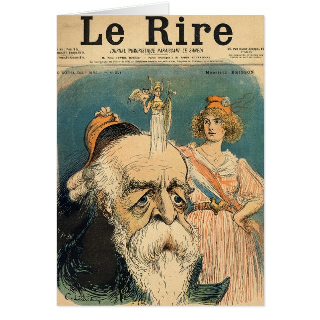 アンリーBrissonの風刺漫画、 (正面)