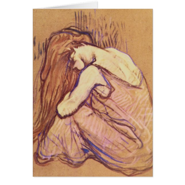 アンリーdeツールーズLautre著彼女の毛をとかしている女性 (正面)