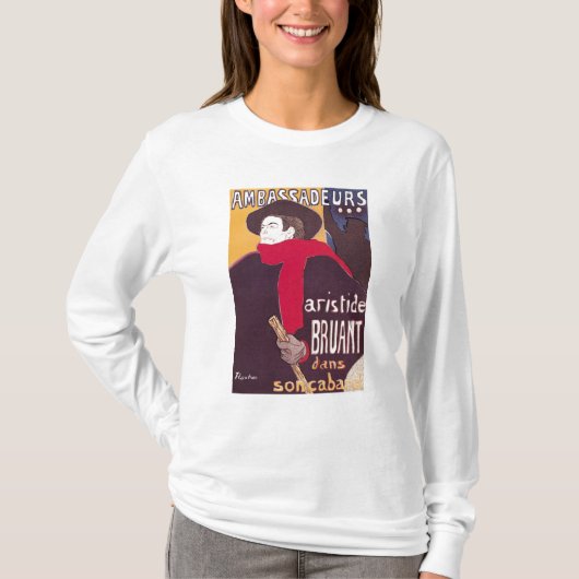 アンリーdeツールーズLautrec |のポスター広告Ari Tシャツ (正面)