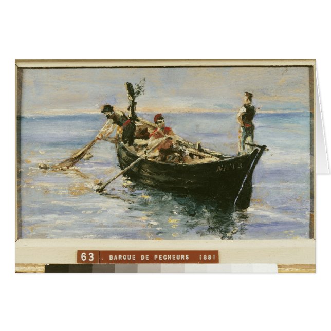 アンリーdeツールーズLautrec |の漁船1881年 (正面横)