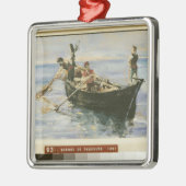 アンリーdeツールーズLautrec |の漁船1881年 メタルオーナメント (左)