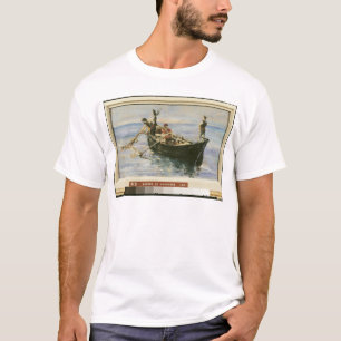 アンリーdeツールーズLautrec の漁船1881年 Tシャツ