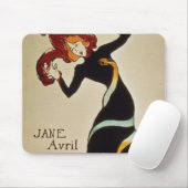 アンリーdeツールーズLautrec |ジェーンAvril 1899年 マウスパッド (マウス)
