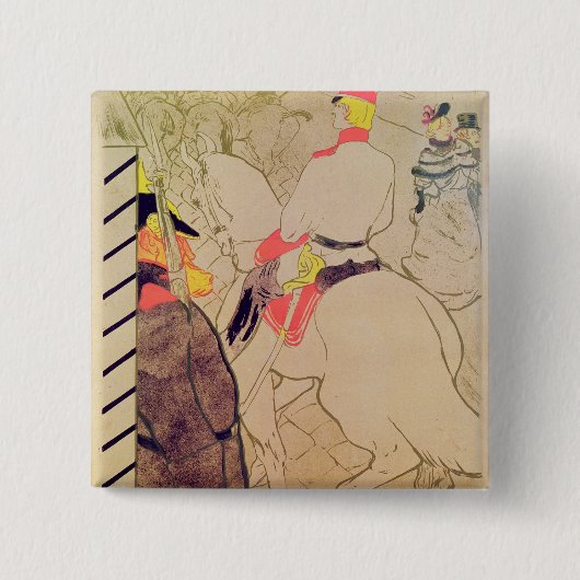 アンリーdeツールーズLautrec |ドイツのバビロン、18 缶バッジ (正面)