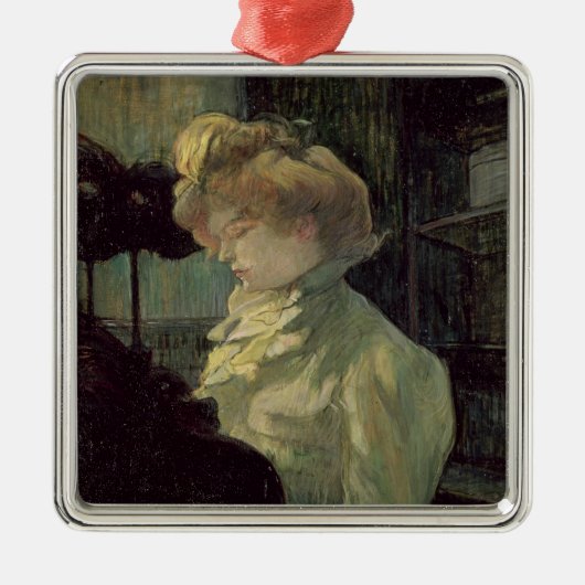 アンリーdeツールーズLautrec |婦人帽子屋1900年 メタルオーナメント (正面)