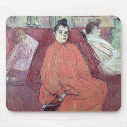アンリーdeツールーズLautrec | Divan 1893年 マウスパッド (正面)