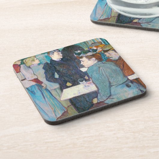 アンリーdeツールーズLautrec | Moulin de la Galette コースター (左側)