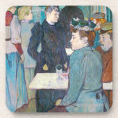 アンリーdeツールーズLautrec | Moulin de la Galette コースター (正面)