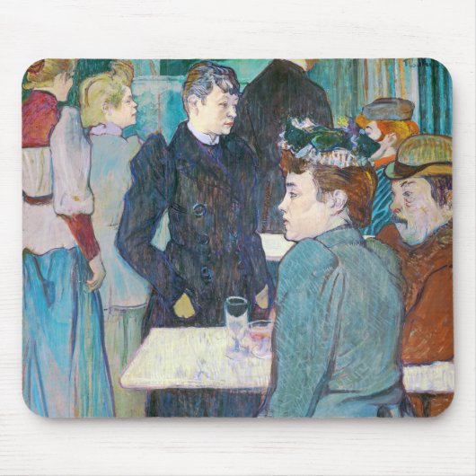 アンリーdeツールーズLautrec | Moulin de la Galette マウスパッド (正面)