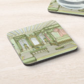 アンリーIIのスタイル(色のlithoの寝室のインテリア コースター (左側)