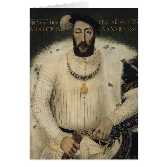 アンリーIIのフランス1555年の王 (正面)
