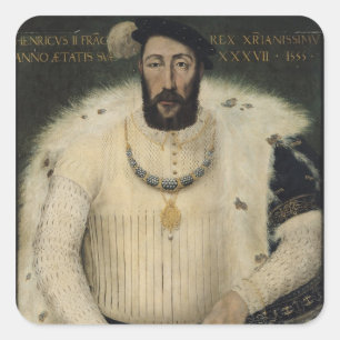 アンリーIIのフランス1555年の王 スクエアシール