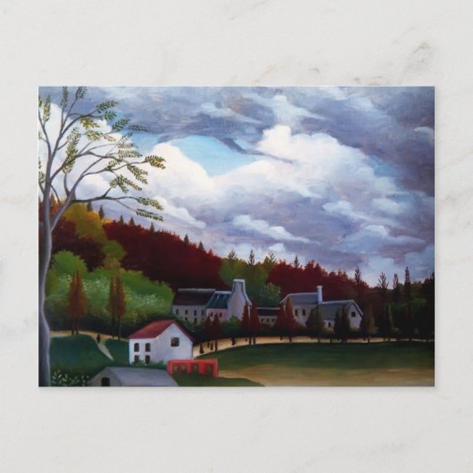 アンリーRousseau- GentillyのBievre ポストカード (正面)