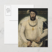 アンリ2世、フランス王、1555年 ポストカード (正面/裏面)