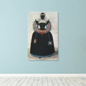 アンリ3世のスタイルの仮装の衣装 キャンバスプリント (インサイチュ (ウッドフロア))