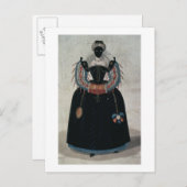 アンリ3世のスタイルの仮装の衣装 ポストカード (正面/裏面)