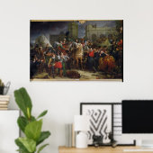 アンリ4世のパリへの進出 ポスター (ホームオフィス)