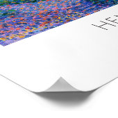 アンリ・エドモンドクロスピンククラウドアート展 ポスター (角)