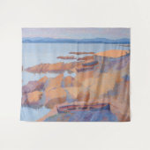 アンリ・エドモンド・クロス著「Coast near Antibes」 タペストリー (正面(横))