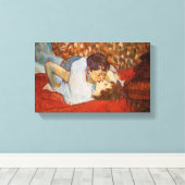 アンリ・デ・トゥールーズ・ロートレックによるキスオンキャンバス～ キャンバスプリント (インサイチュ (ウッドフロア))