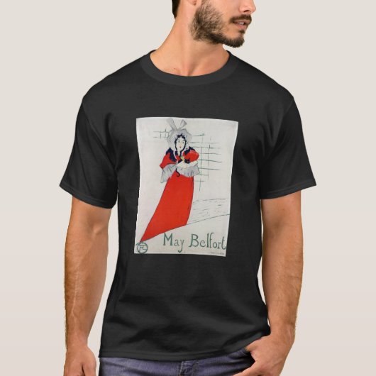 アンリ・ド・トゥールーズ・ロートレックの子猫の女性 Tシャツ (正面)