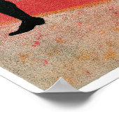 アンリ・ド・トゥールーズ・ロートレックの座る道化師 ポスター (角)