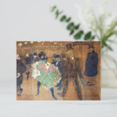 アンリ・ド・トゥールーズ・ロートレック – ダンス・アット・ザ・ルージュ サンキューカード (スタンド正面)